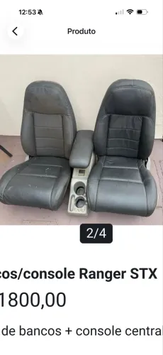 Bancos e console da Ranger STX