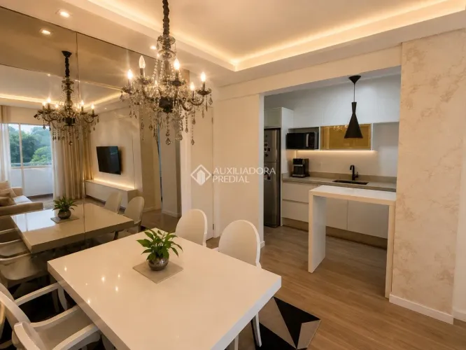 Apartamento Semimobiliado com 2 Dormitórios, Sacada e Garagem Coberta em Biguaçu