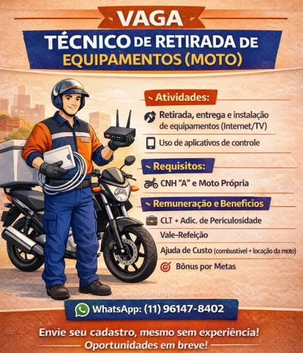 Técnico de Moto em Sumaré