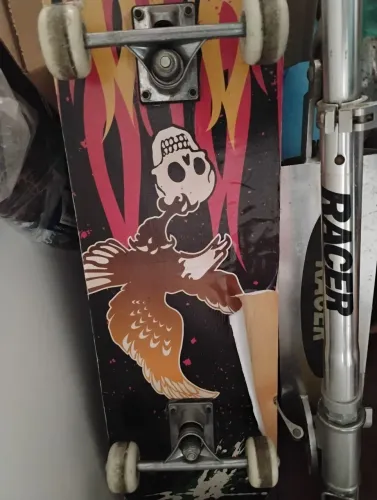 Patinete Aluminio + Skate Desapego