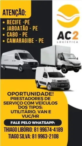 *Oportunidade para motoristas autônomos!*