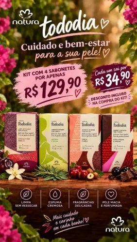 Kits sabonete natura tododia