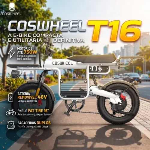 Bike Elétrica - Coswheel T16