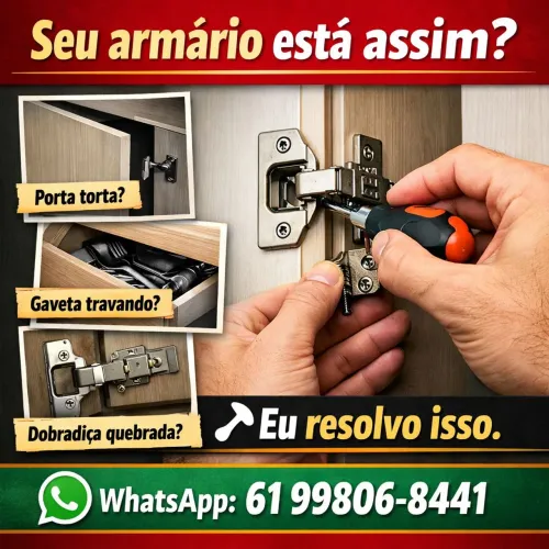 Manutenção em móveis planejados