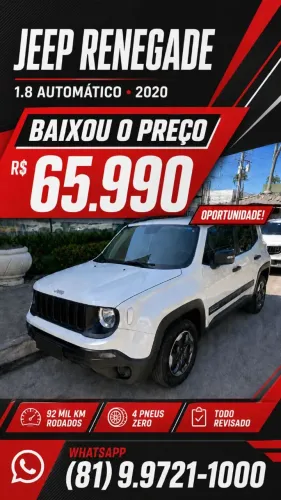 Jeep Renegade 1.8 4X2 Flex 16V Aut. 2020