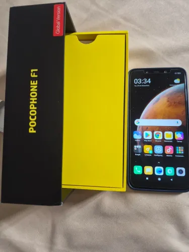 Poco f1 na caixa completo único dono