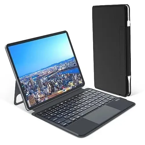 Capa Teclado Com Touchpad P/ Ipad Pro 11'' Ipad Air 4 Air 5 Air 6 M2 Air 7 M3