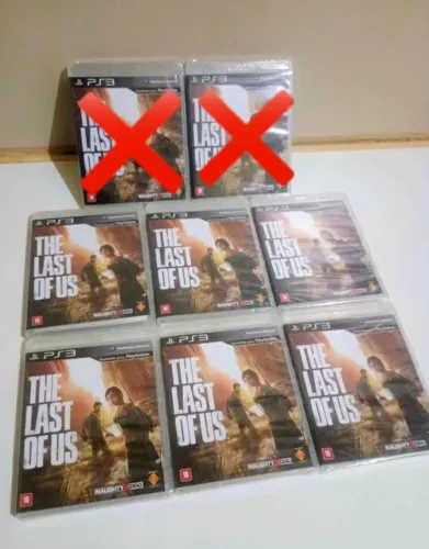 Jogos ps3 LACRADO original - LOTE 6 jogos The Last of Us - FAÇO OLX PAY !