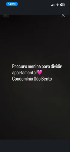 Divido apartamento no condomínio são bento(vila Olímpia)