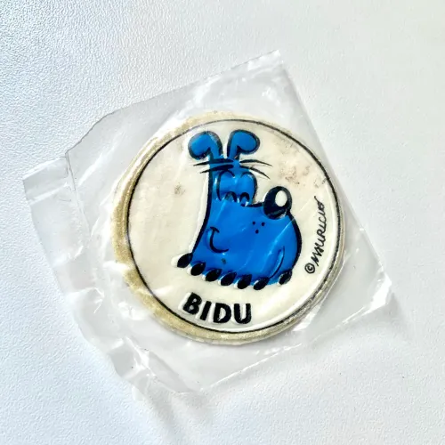 Raro Brinde 1978 Bidu Gibi Turma da Mônica Lacrado