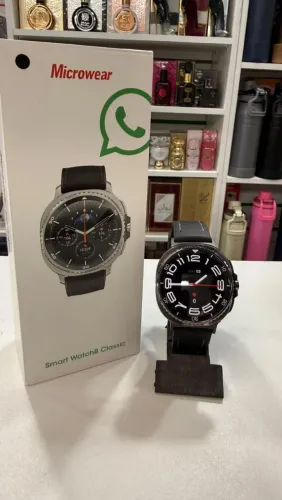 Smartwatch Microwear Watch 8 Classic - WhatsApp, Chamadas e Tela Grande