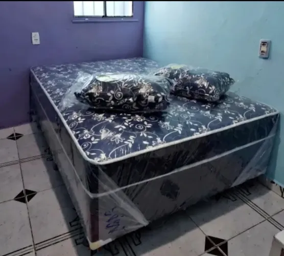 Camas Box Confortaveis + 2 Travesseiros De Brinde e Frete Grátis