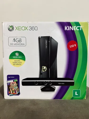 Videogame Xbox 360 slim Original e bloqueado pouco usado e muito bem conservado 110v