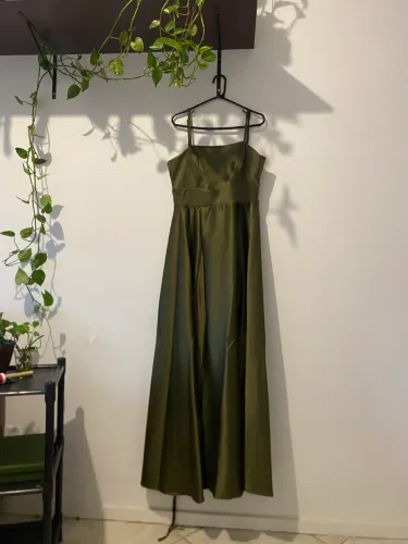 Vestido de festa verde 
