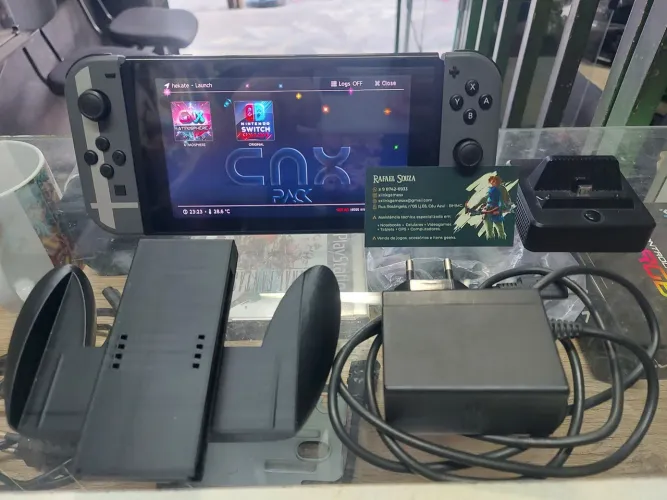 Nintendo switch V2 desbloqueado com garantia !