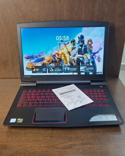 Notebook Gamer Yoga Y520, Ac Cart,i7HQ 7ªg,GTX 1060 6GB,16GB,SSD M2 256GB+HD 1TB,Wi-Fi5G