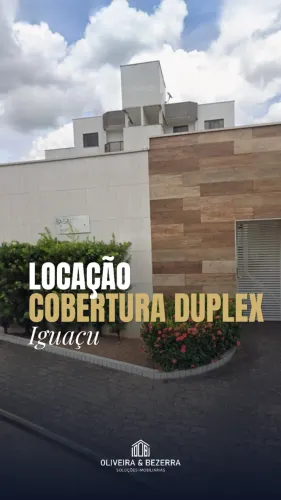 Cobertura duplex mobiliada para alugar - IGUAÇU