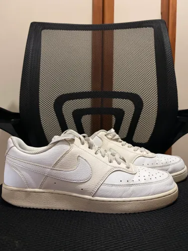 Tênis NIKE Court Vision Low Branco - Tamanho 42 - Muito bom estado
