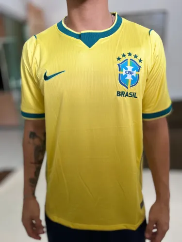 Camisa do Brasil Torcedor Masculina COPA DO MUNDO 2026 