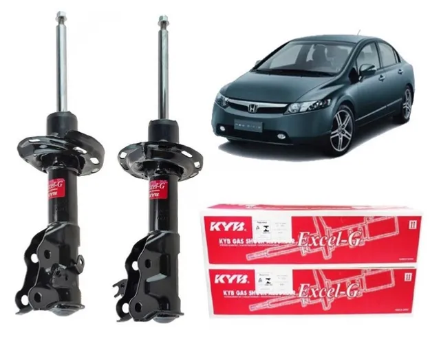 Par Amortecedor Dianteiro Original Honda New Civic 1.8 Ano 2007 2008 2009 2010 2011 2012