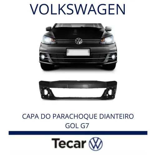 Para-choque Dianteiro Gol G7 / G8 2017 a 2022 Original Vw - 5U0807221TGRU