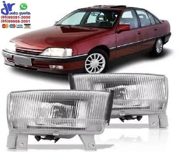 Par Farol de Milha Omega 1993 1994 1995 1996 1997 1998 Auxiliar Neblina