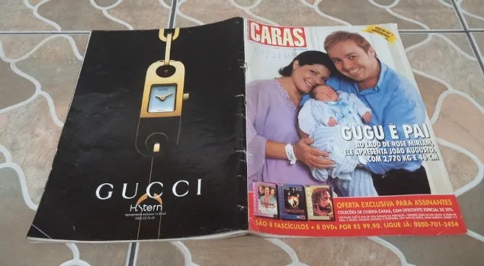 Revista Caras 2001 Capa Gugu Liberato. Revista Para Colecionadores.