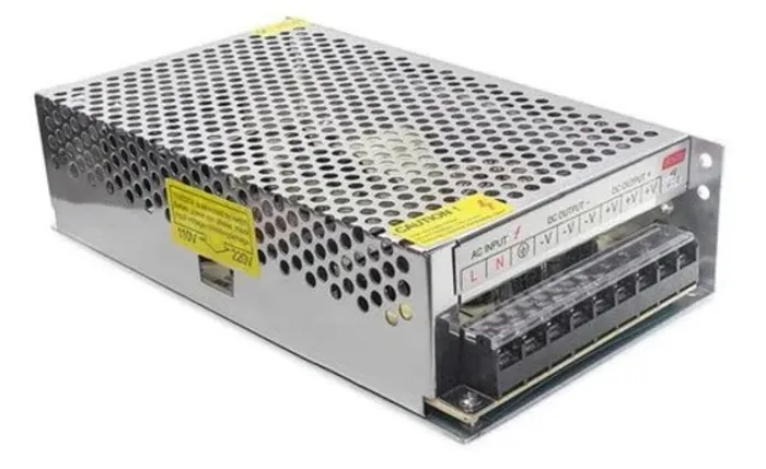 Fonte chaveada 24v 10a Bivolt Automático Alta Qualidade p/ Som,Led,CFTV etc