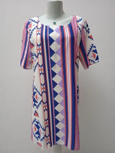 Vestido Estampado Brechó de $139 por $50! LIMPA ESTOQUE!