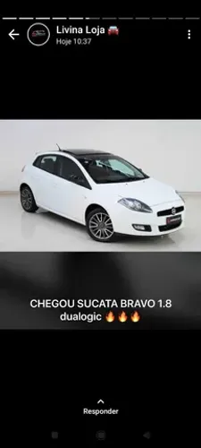 Sucata Fiat bravo 1.8 2014 para retirada de peças 