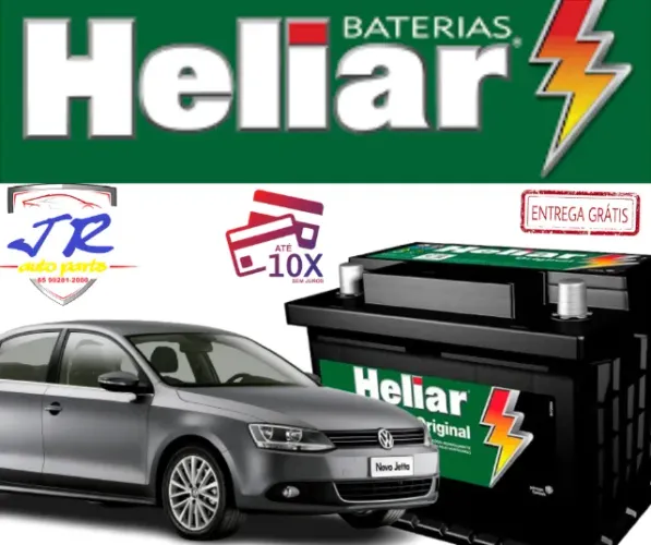 Bateria Heliar 60Ah 12v Automotivo