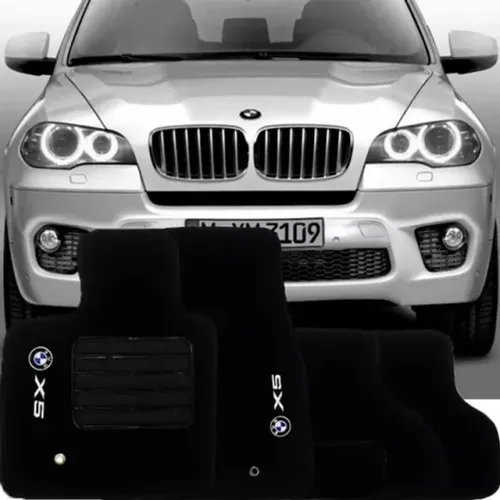 Tapete Carpete BMW X5 - Preto 5PÇ