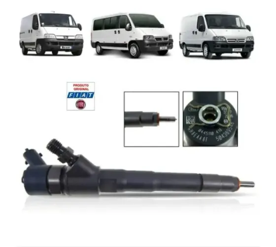 bico injetor - fiat ducato citroen jumper peugeot boxer 2.3 euro 5 *504389548