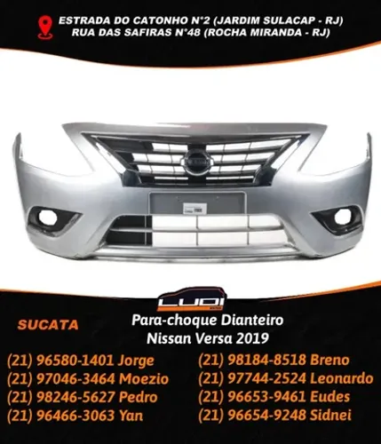 Para-choque Dianteiro Nissan Versa 2019