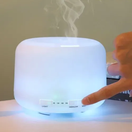 Aromatizador Umidificador Profissional Ultrassônico Led 7 Cores 300ml Com controle remoto