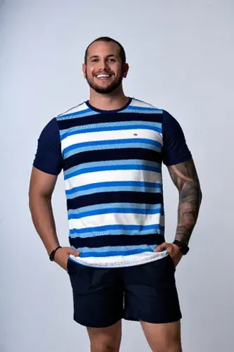 Camisa Listrada Algodão