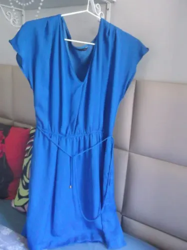 vestido azul royal