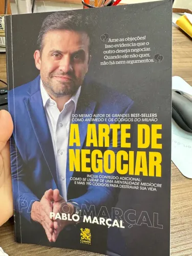 Livro Pablo Marcal : A Arte de Negociar 