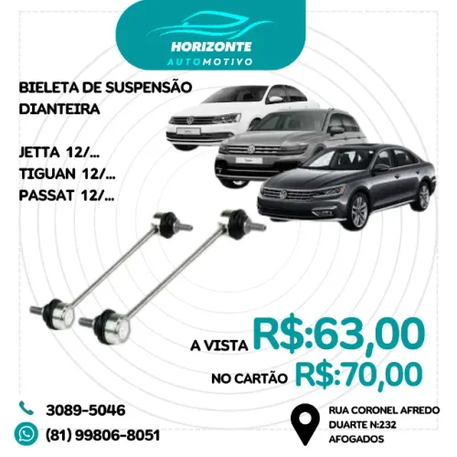 Bieleta suspensão dianteira Jetta Tiguan passat 2012/ *unidade*
