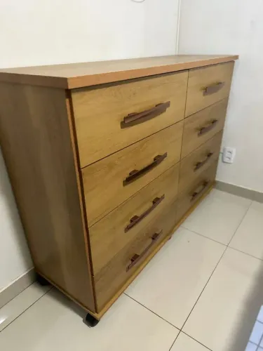 Cômoda 8 gavetas Reforçada ( montagem grátis) 