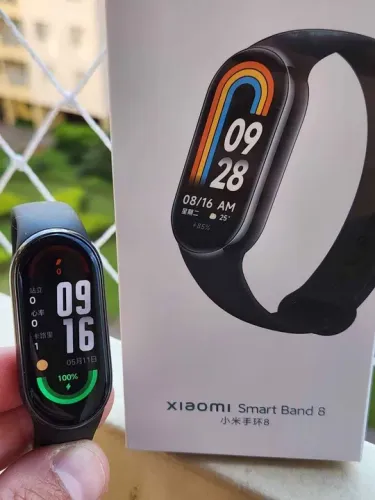 Xiaomi Band 8 GLOBAL BR/Tela 1.62'AMOLED /16 Dias Bateria/150 Modos Esportivos