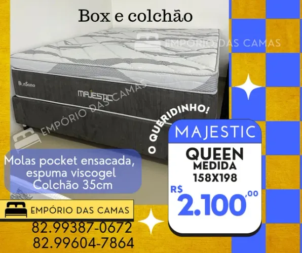 Cama queen bonsono Majestic 