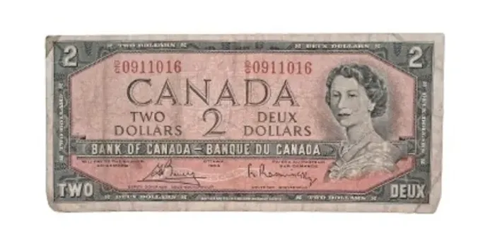 2 Dólares Canadense