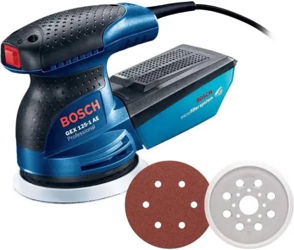 Bosch Lixadeira Orbital Gex 125-1 Ae 250W 220V Coletor De Pó