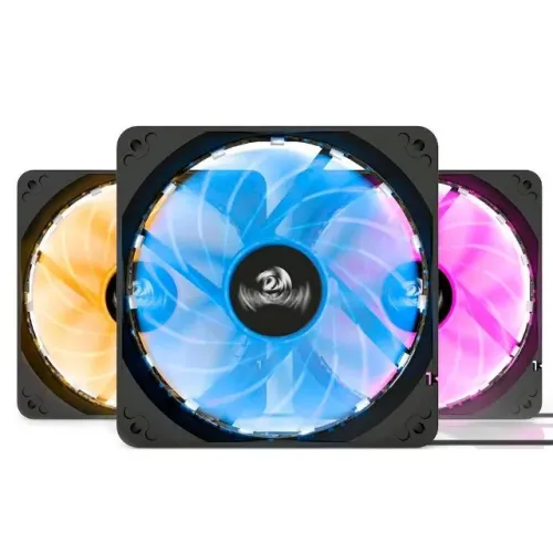 Kit 3 Cooler Fan Redragon 120mm GC-F006 c/ Controladora e Controle - WZetta