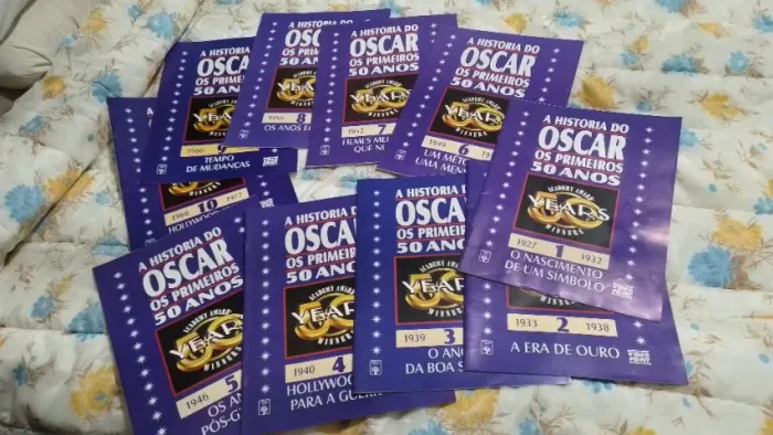 Coleção Completa Revista História Do Oscar Primeiros 50 Anos