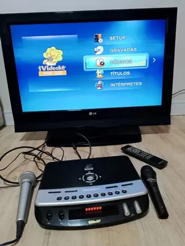 videoke som tv telão projetor locação venda
