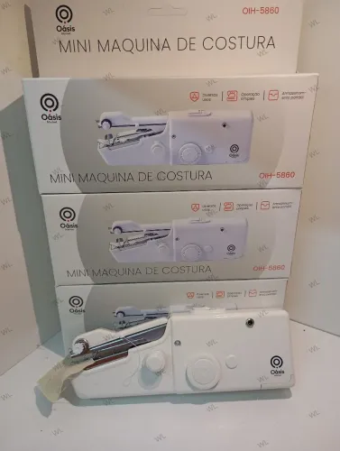 Mini Máquina de Costura Portátil Oasis - Costure com Facilidade!