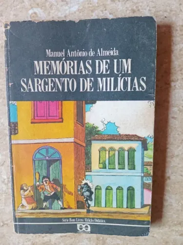 Livro antigo Memórias de um sargento de milícias - 1978