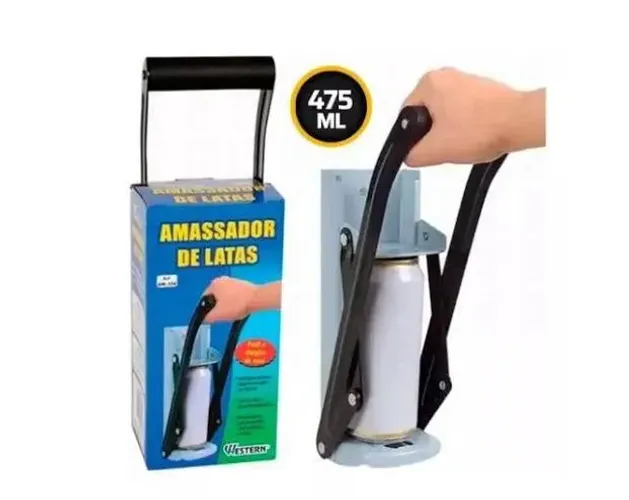 Amassador de latas 475ml western